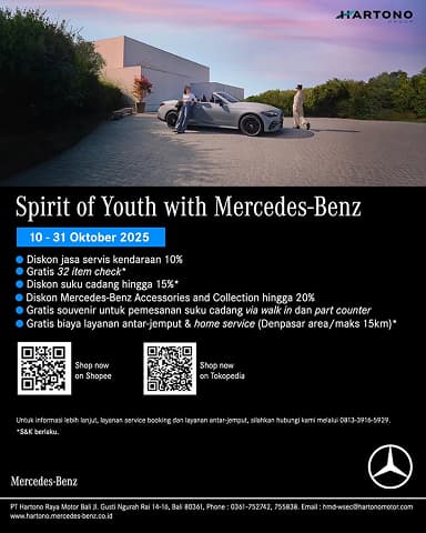 spirit of youth with mercedes benz🗓 10 31 oct 2025because your mercedes deserves the same exce 2